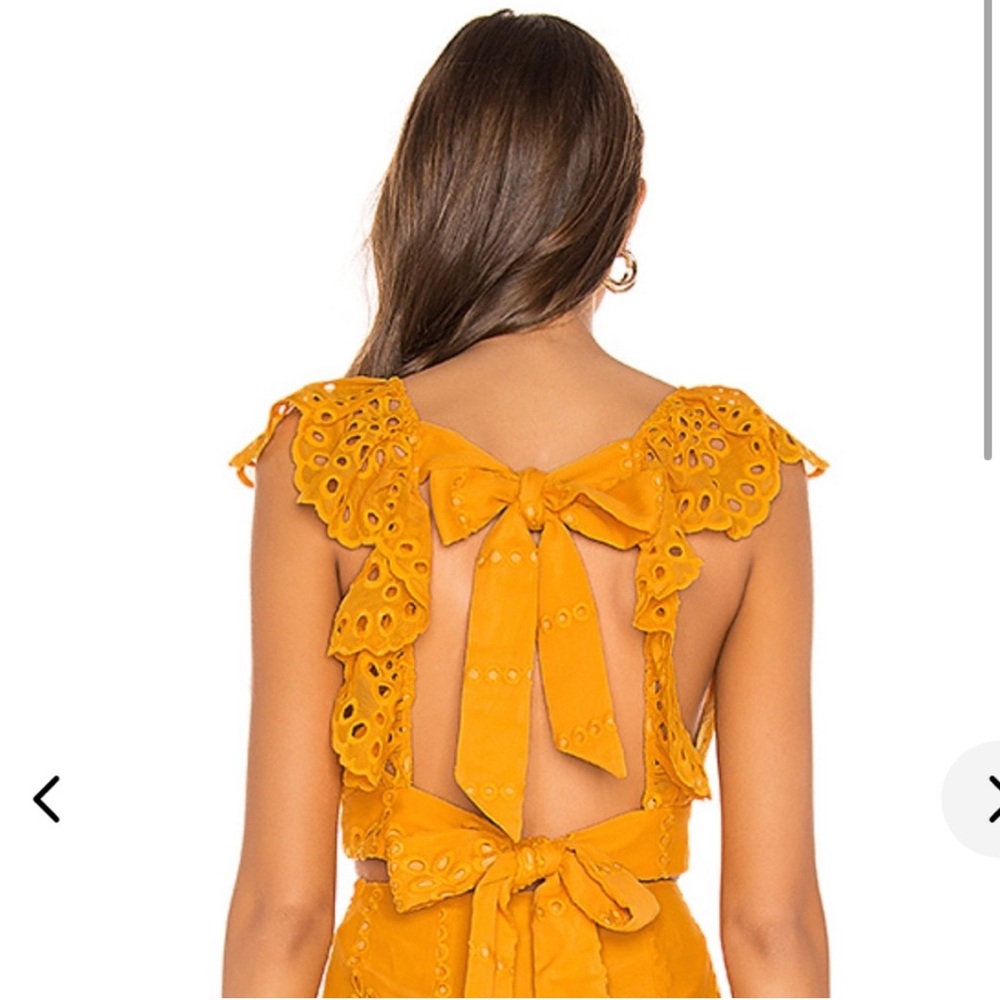 Lovers + Friends Chantelle Top in Mustard